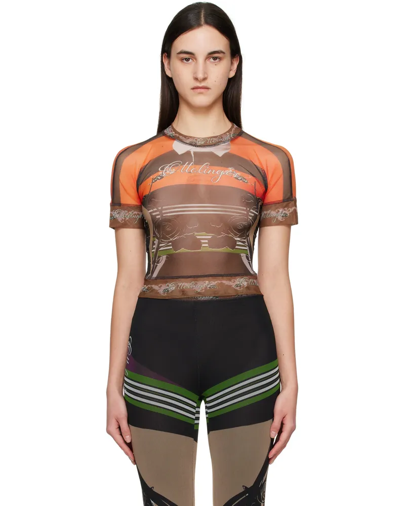 OTTOLINGER Multicolor Mesh T-shirt Polo