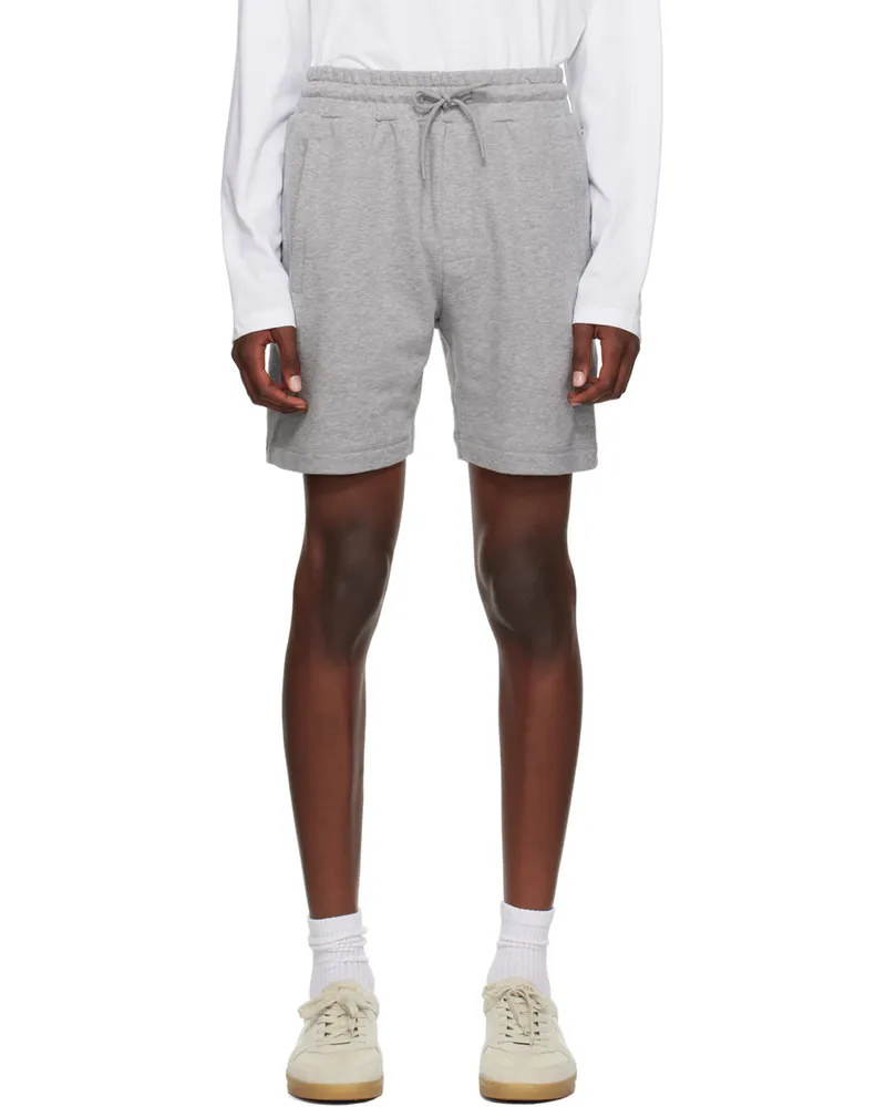 HUGO BOSS Gray Drawstring Shorts Medium