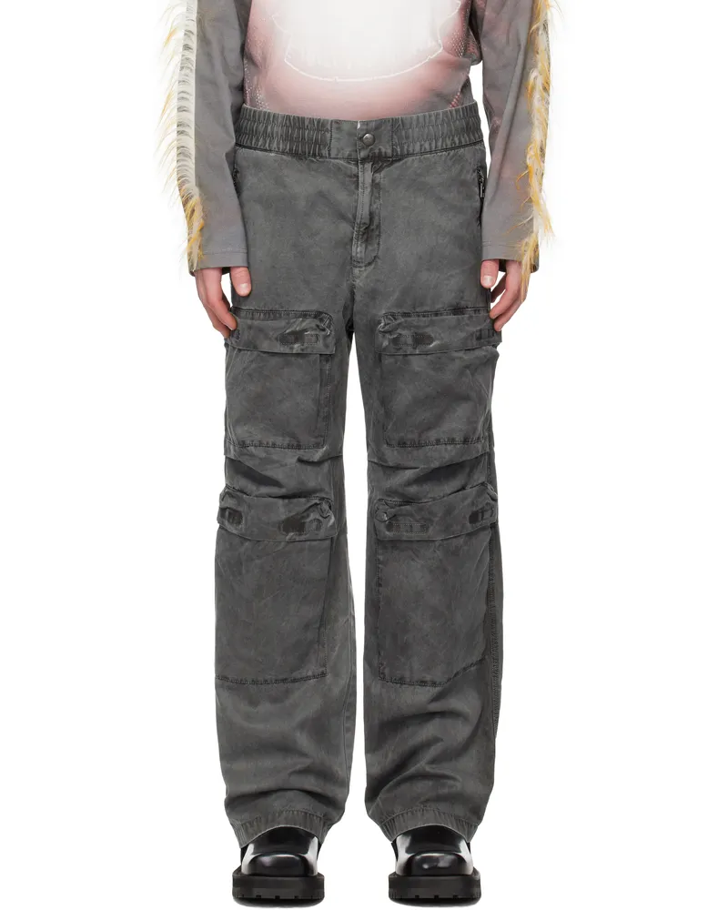 Diesel Gray P-Danzel Cargo Pants 93r