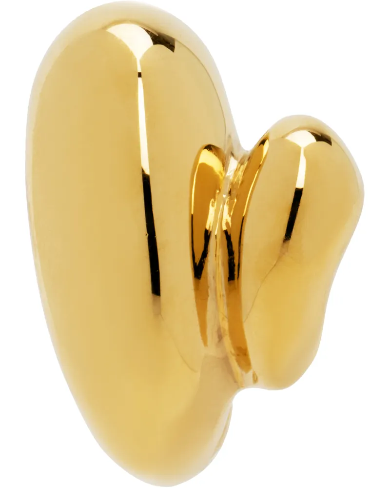 Maria Black Gold Sagene Trail Stud Single Earring Goldplated