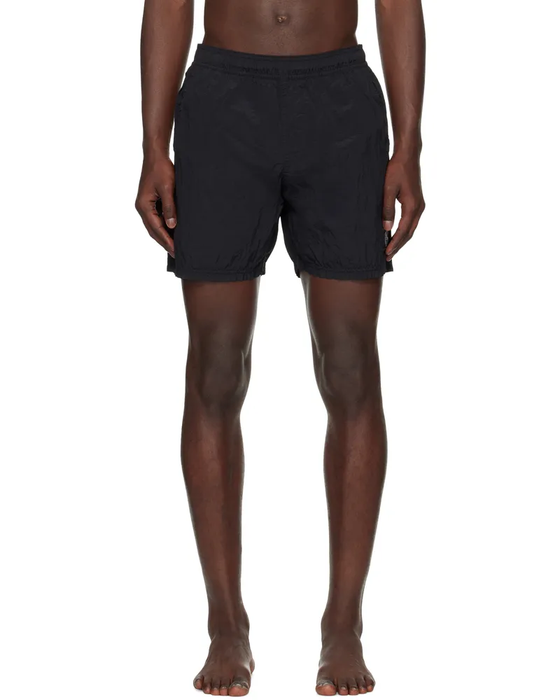 Stone Island Black B100004 Nylon Metal Swim Shorts V0029