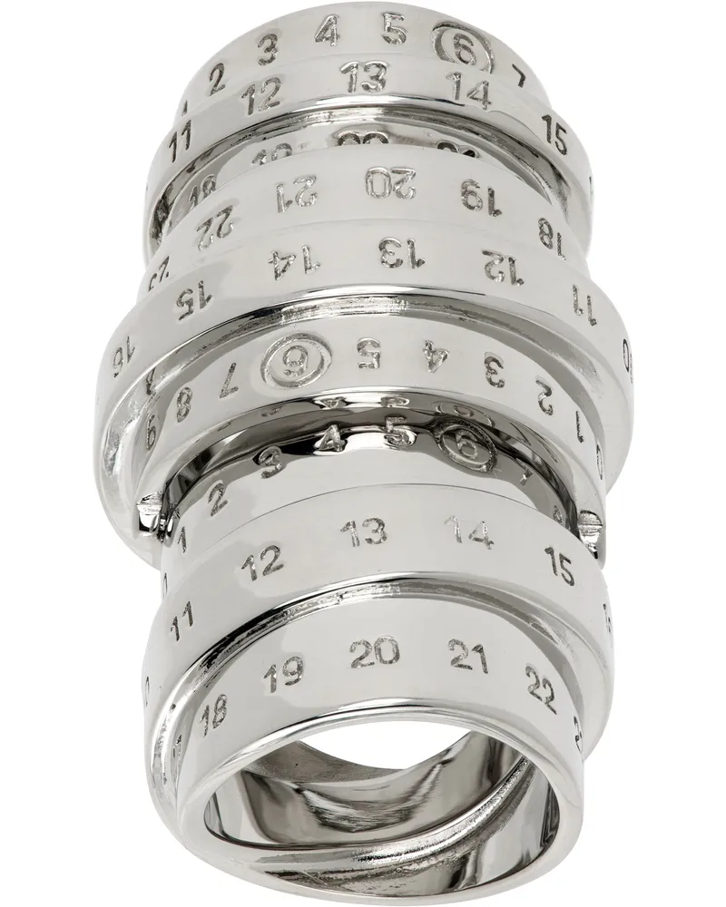 Maison Margiela Silver Numeric Ring 951