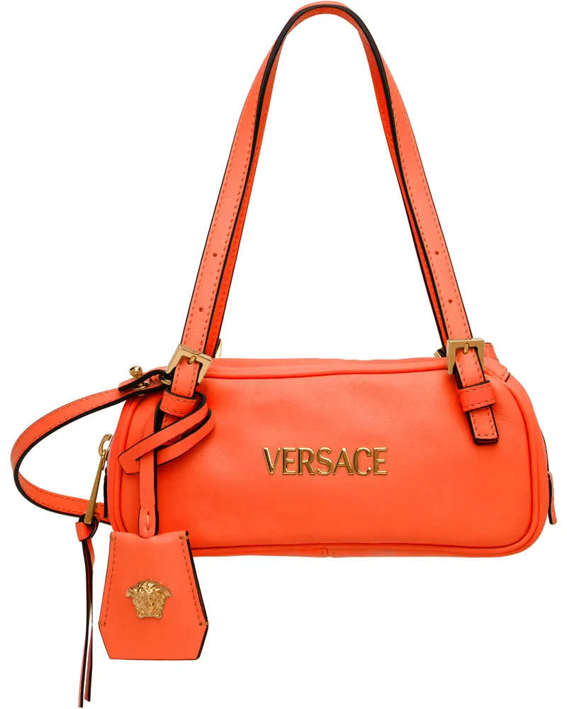 Versace Orange Versace Tag Bowling Mini Bag 1rc1v-papaya-versace
