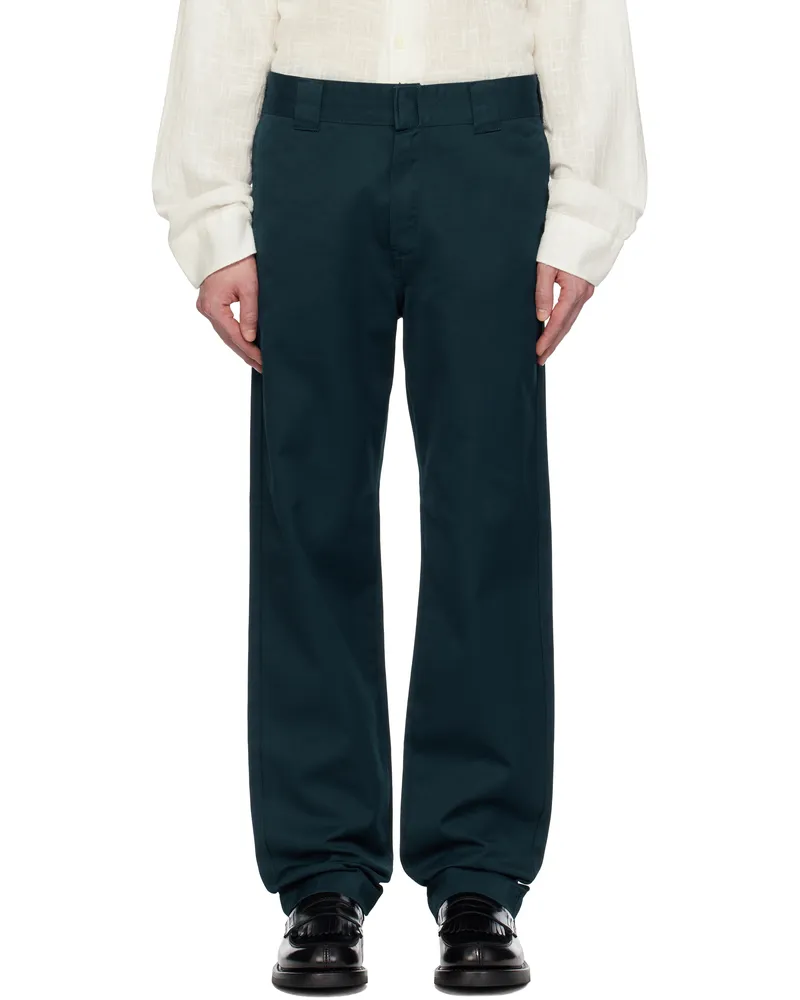 Carhartt WIP Blue Twill Master Trousers 0au02