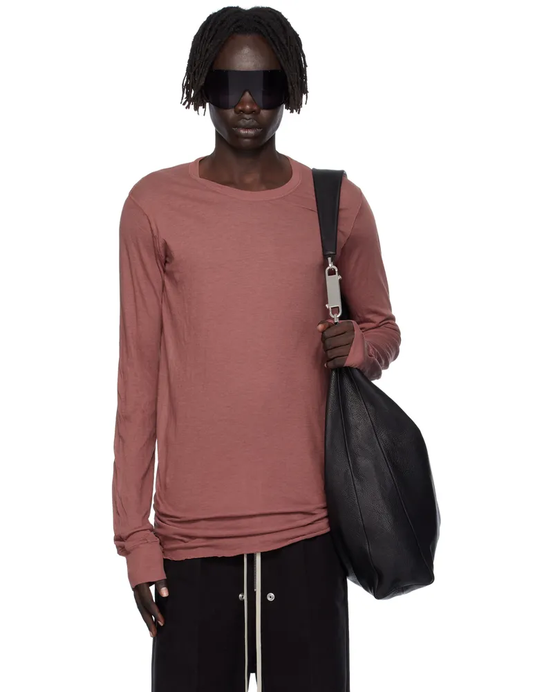 Rick Owens Pink Concordians Basic LS T-shirt 13