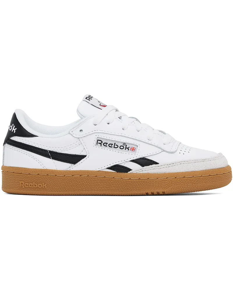 Reebok White & Black Club C Revenge Vintage Sneakers White