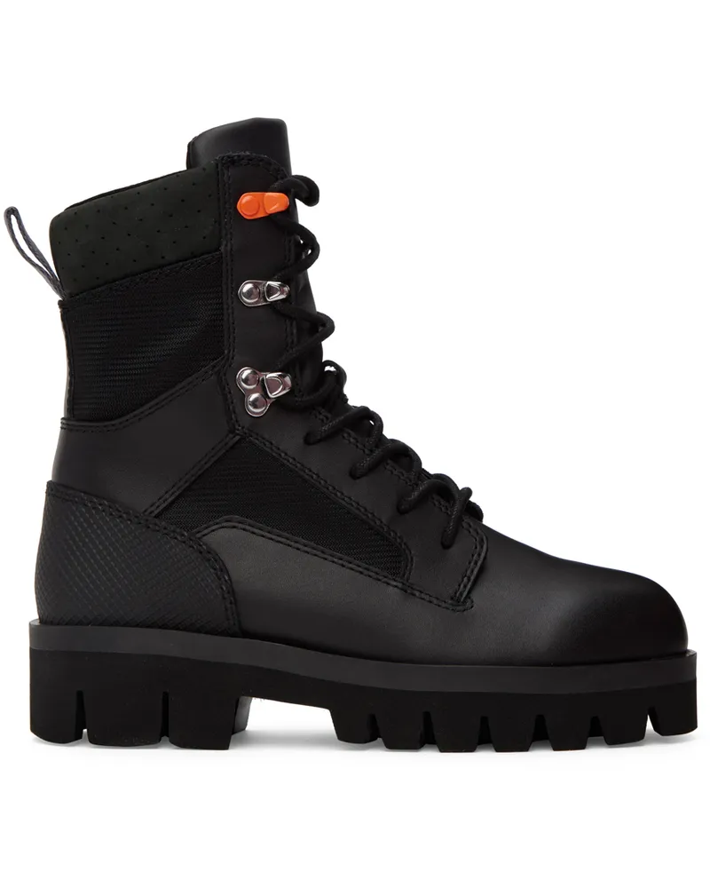 Heron Preston Black Military Boots Black