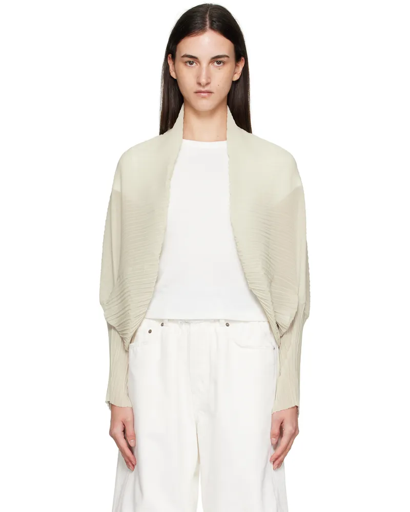 Max Mara Beige Vesuvio Cardigan 001
