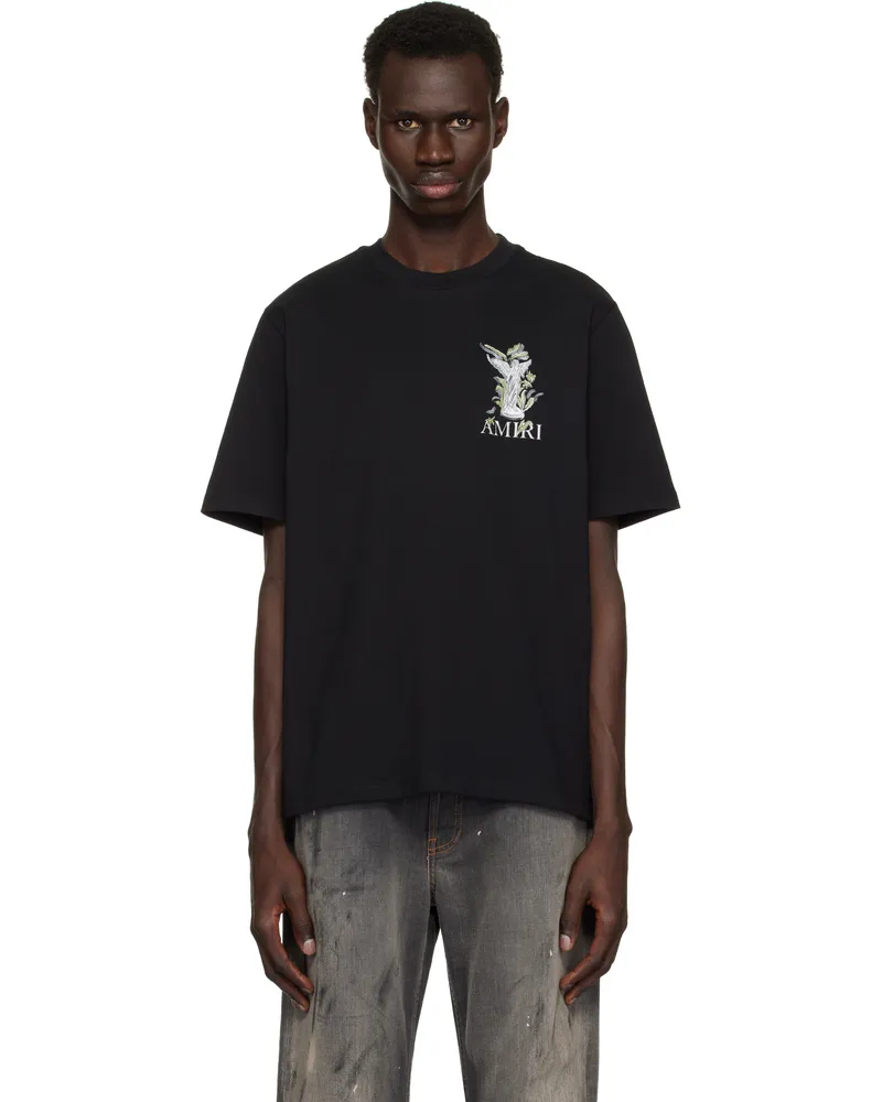 Amiri Black 'Amiri' Garden T-shirt Black