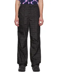 McQ Black IC0 Jack Track Pants Darkest