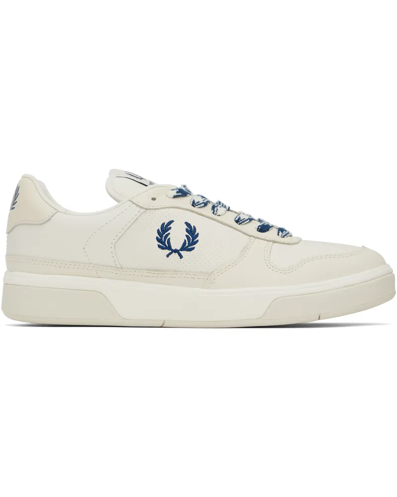 Fred Perry Off-White & Navy B300 Sneakers 560