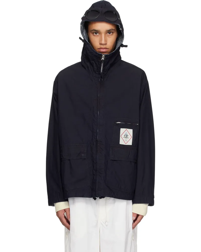 C.P. Company Indigo 50 Fili Goggle Jacket 883