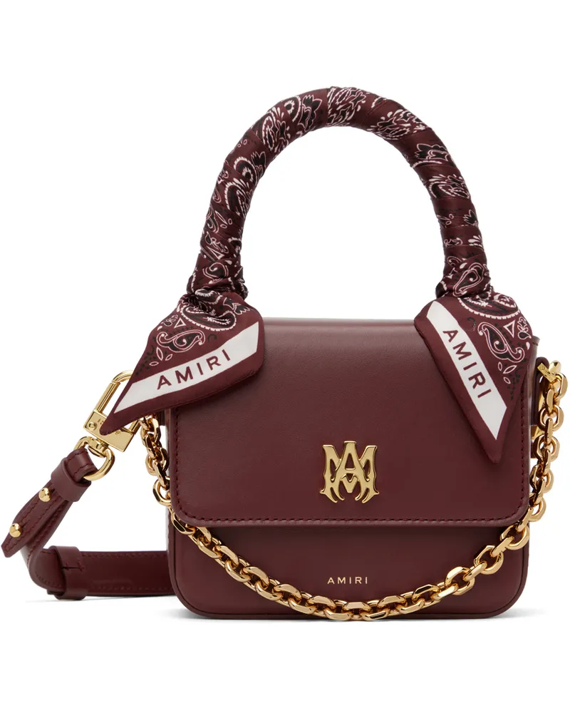 Amiri Burgundy Micro MA Bag Burgundy