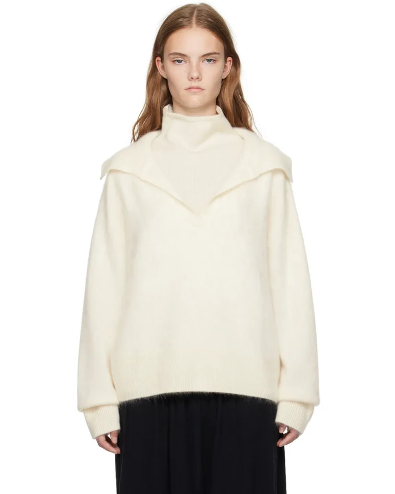 Lisa Yang White Kerry Sweater Cz