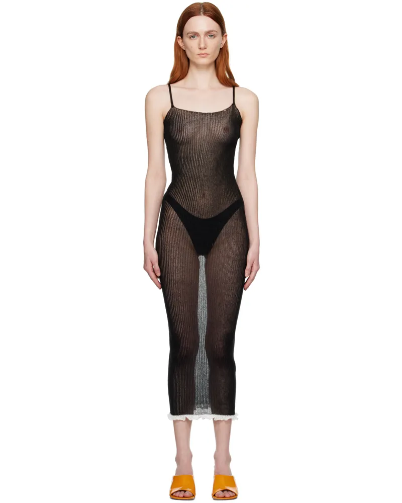QUIRA SSENSE Exclusive Black Maxi Dress Black