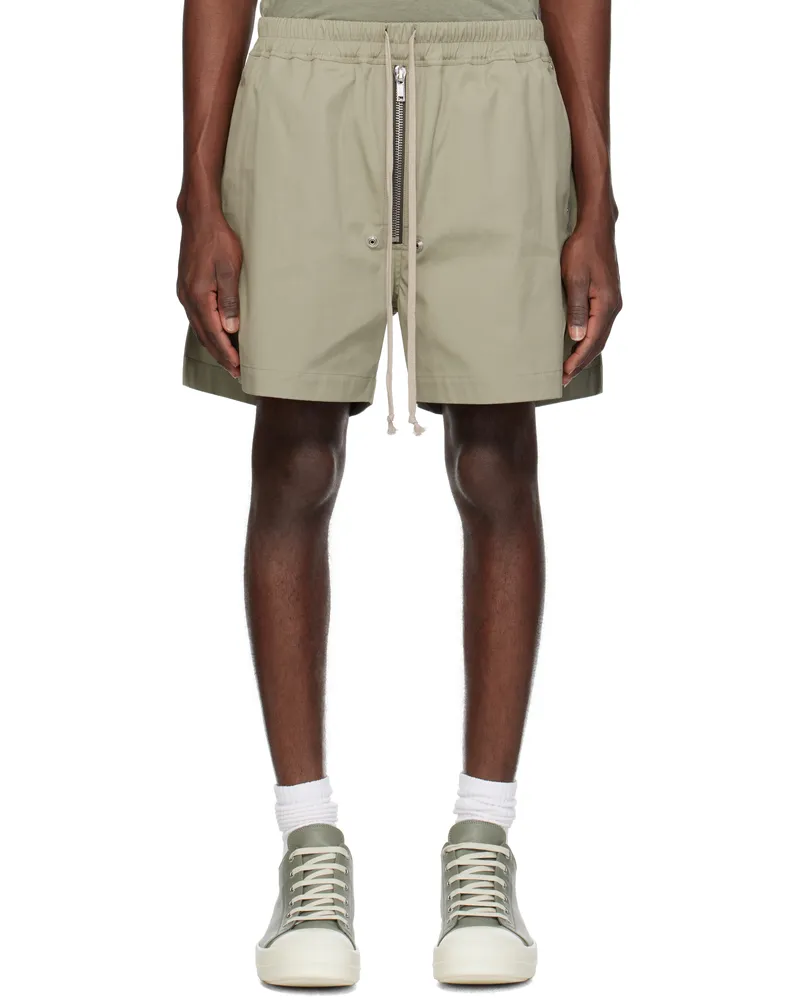 Rick Owens Green Hollywood Bela Boxers Shorts 15