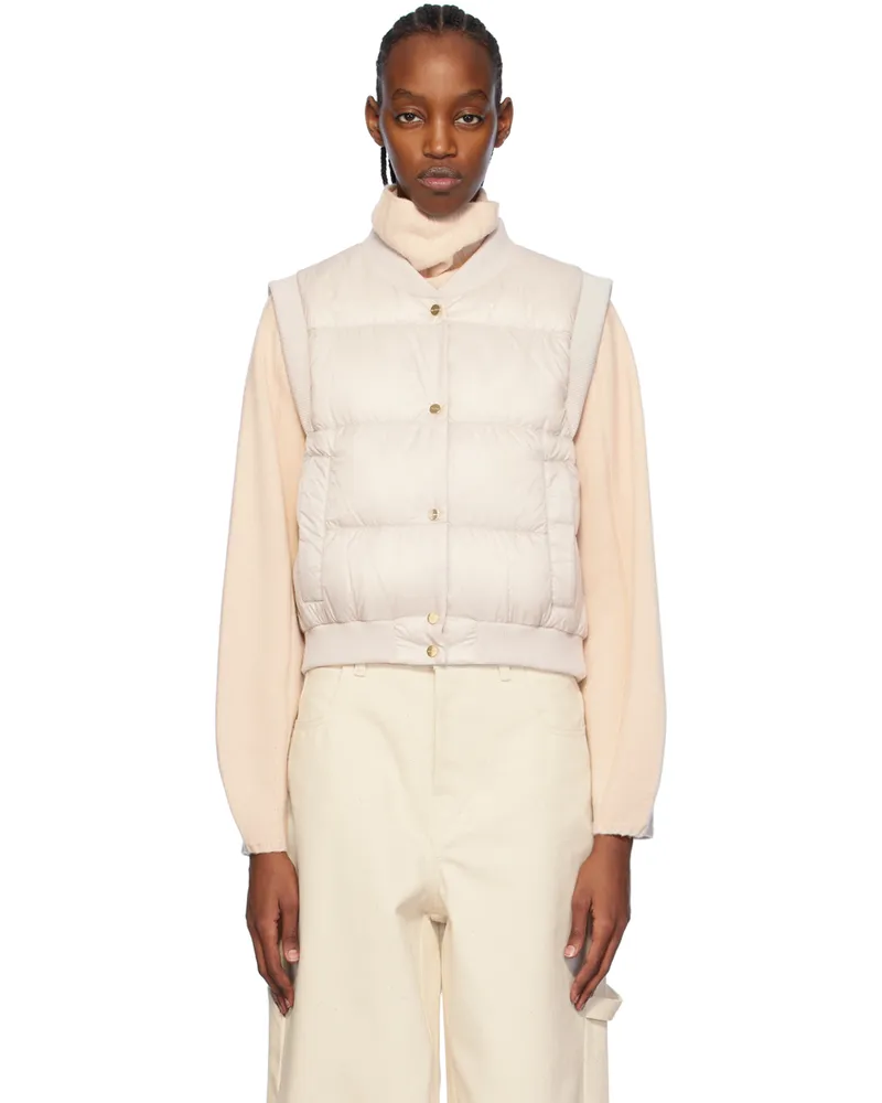 Max Mara Beige Asoft Down Vest 81