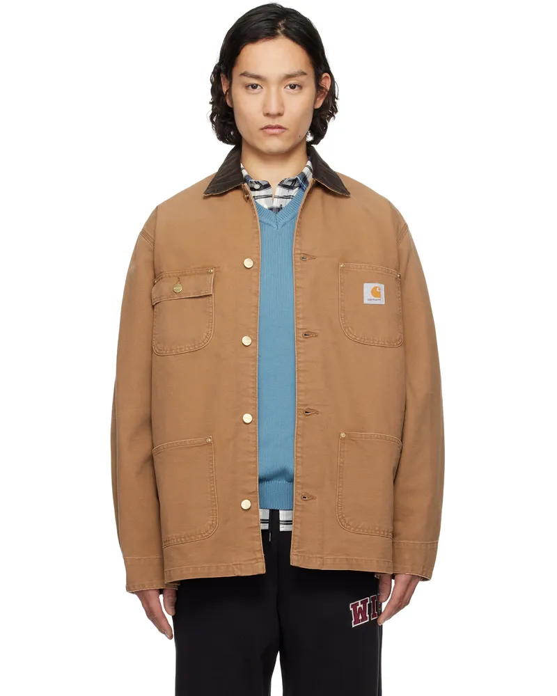Carhartt WIP Tan OG Chore Jacket 00s3khambrwn