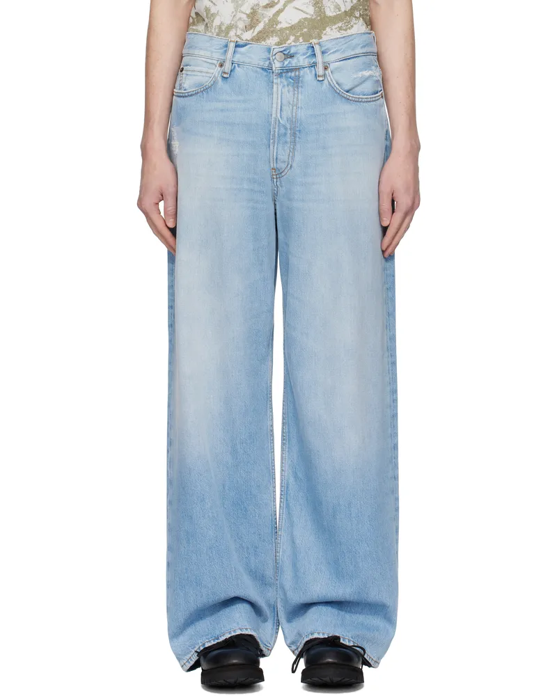 Acne Studios Blue Baggy Fit 1981M Jeans 228