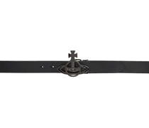 Black Line Orb Buckle Belt