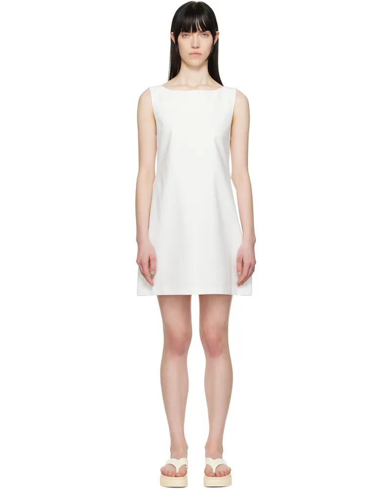 AMOMENTO White Hourglass Minidress White