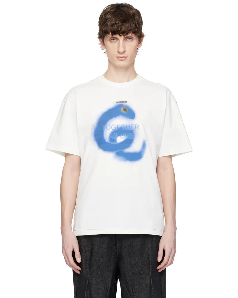Adererror White 0107 T-shirt Off