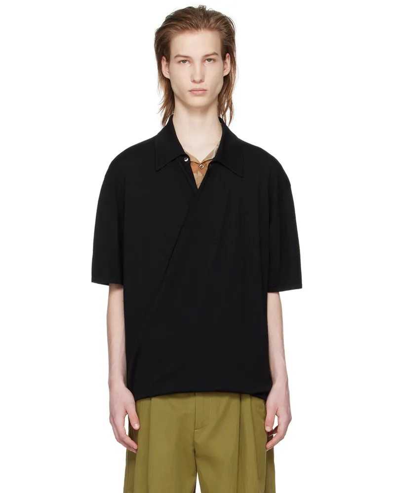 T/SEHNE SSENSE Exclusive Black Polo Black