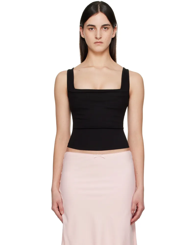 Miaou Black Luna Tank Top Black
