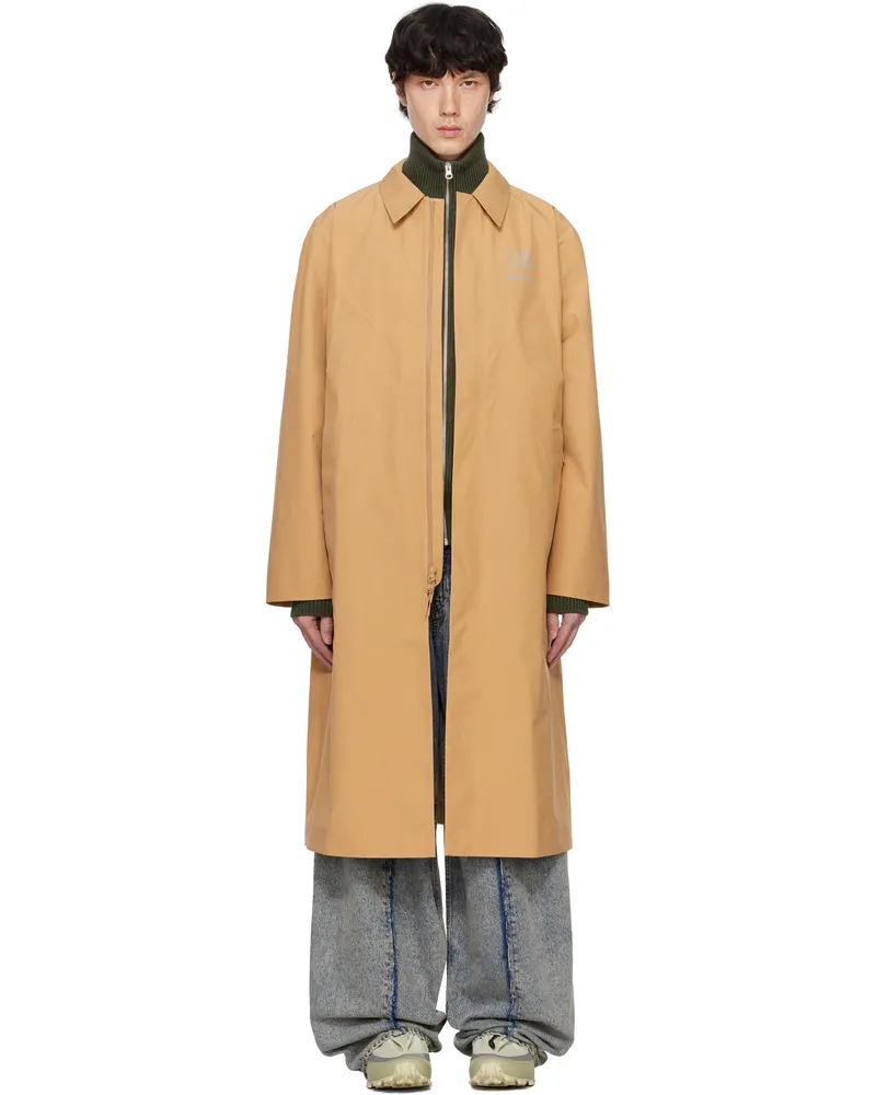 Maison Margiela Tan Salomon Edition Outerwear Trench Coat 128