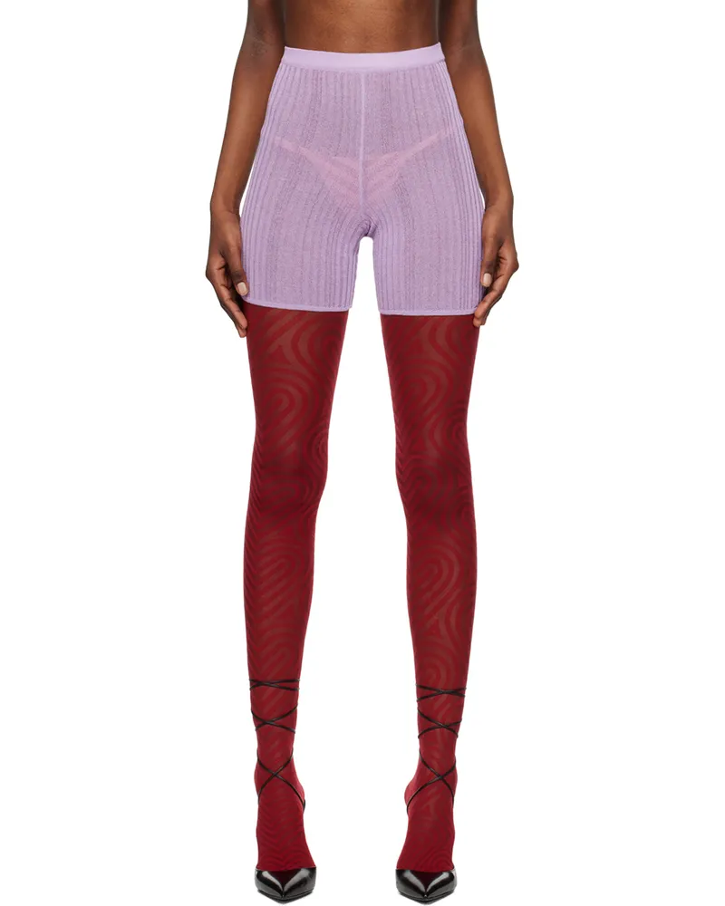 Marco Rambaldi Purple Elasticized Shorts 03