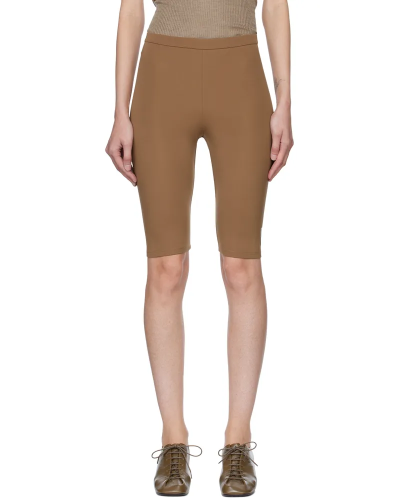 Max Mara Brown Gelato Shorts 002