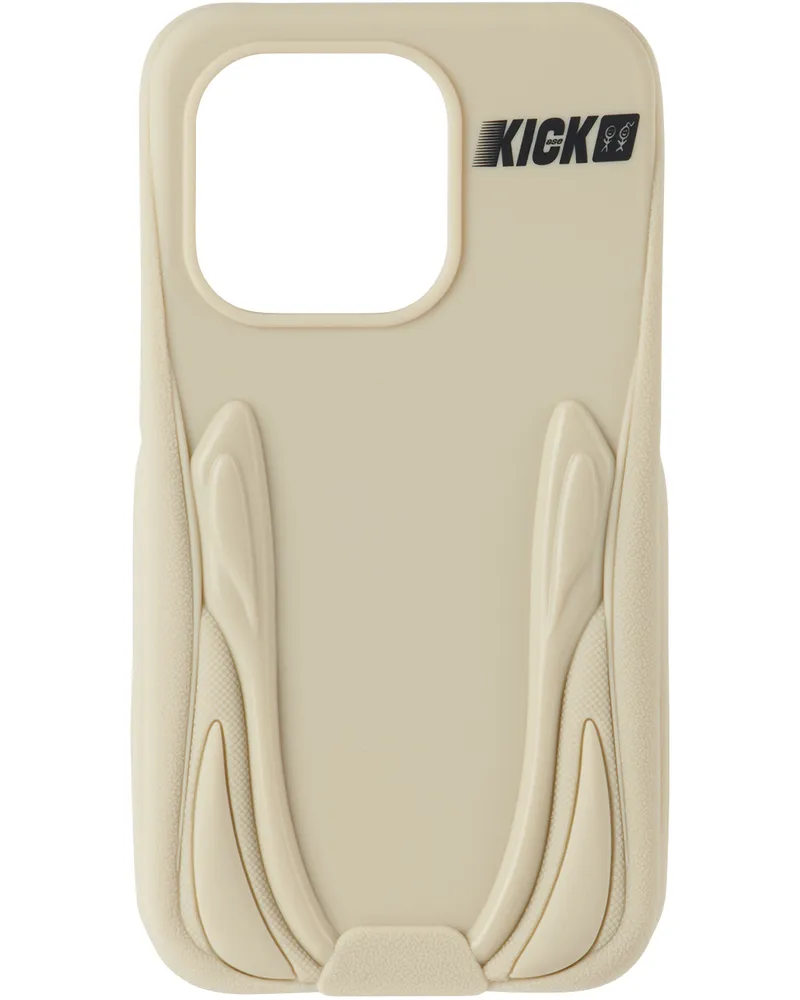Urban Sophistication Off-White 'The Kick' iPhone 14 Pro Case Bone