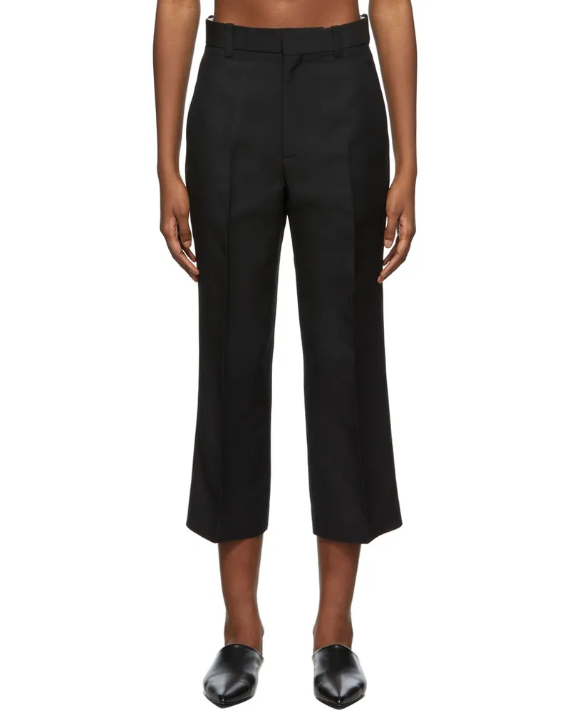 KHAITE Black Alexander Trousers 200