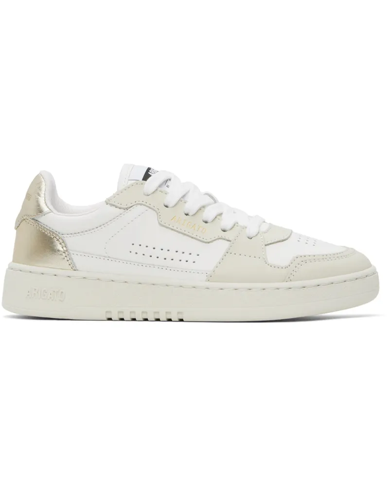 Axel Arigato White & Beige Dice Lo Sneakers White