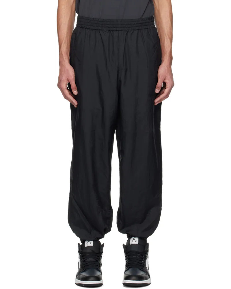 Wacko Maria Black Nylon Track Pants Black