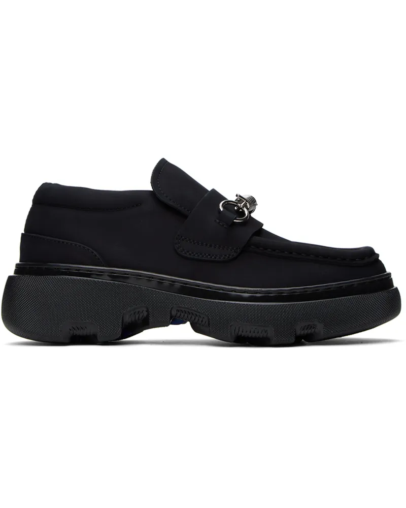 Burberry Black Creeper Clamp Loafers Black
