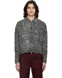 Andersson Bell Gray Burn Out Jacket Charcoal