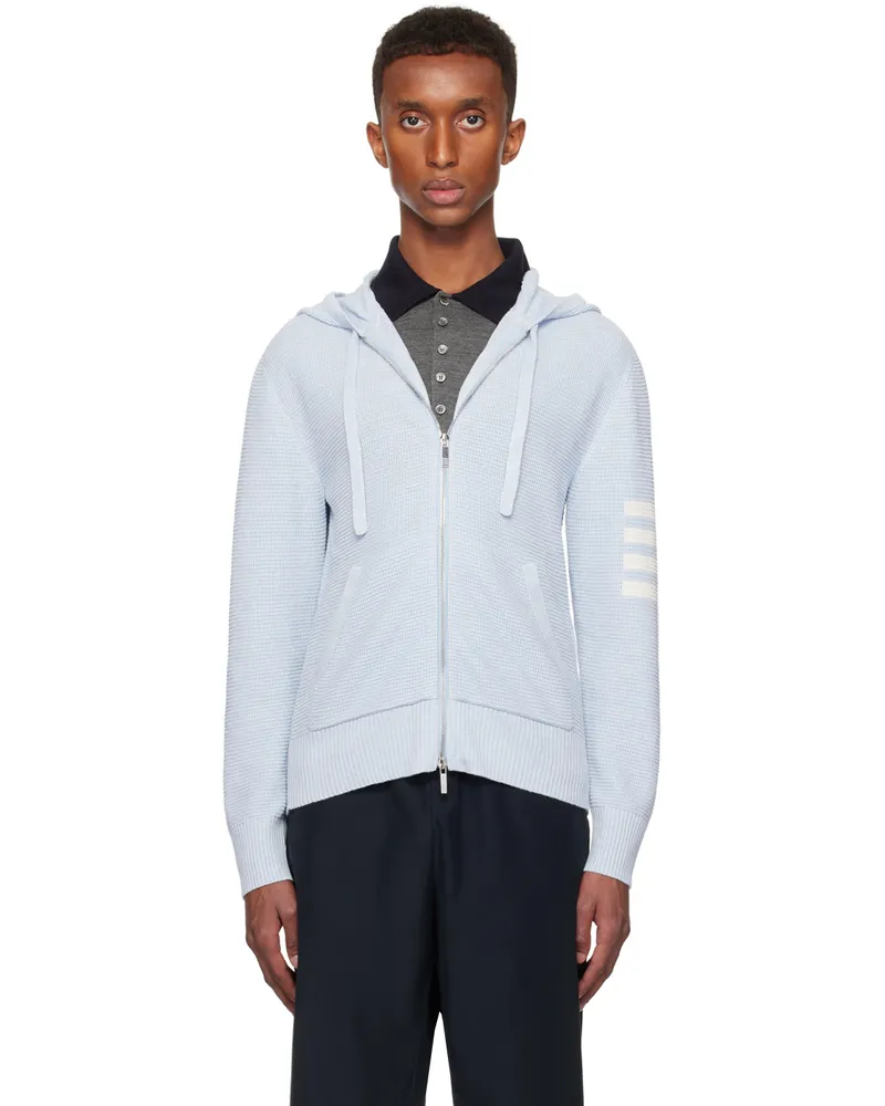 Thom Browne Blue Bar Hoodie 480