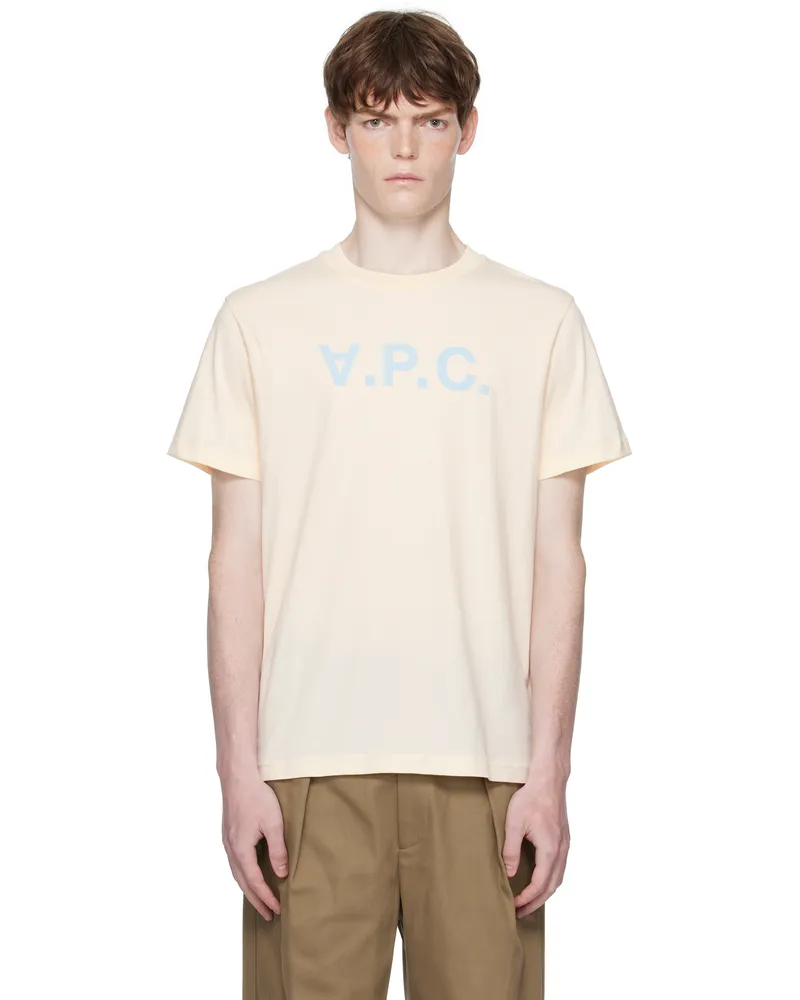 A.P.C. Yellow Standard Grand VPC T-shirt Ecru