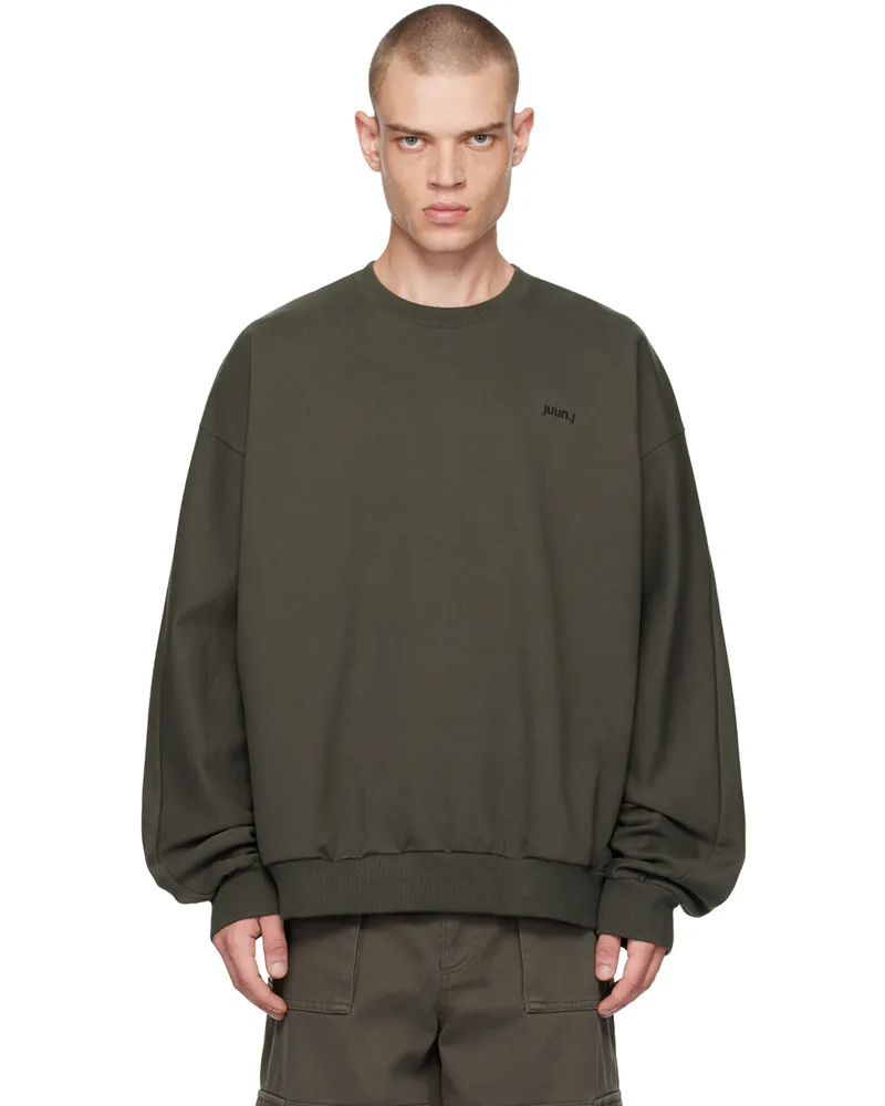 JUUN.J Gray Crewneck Sweatshirt 4
