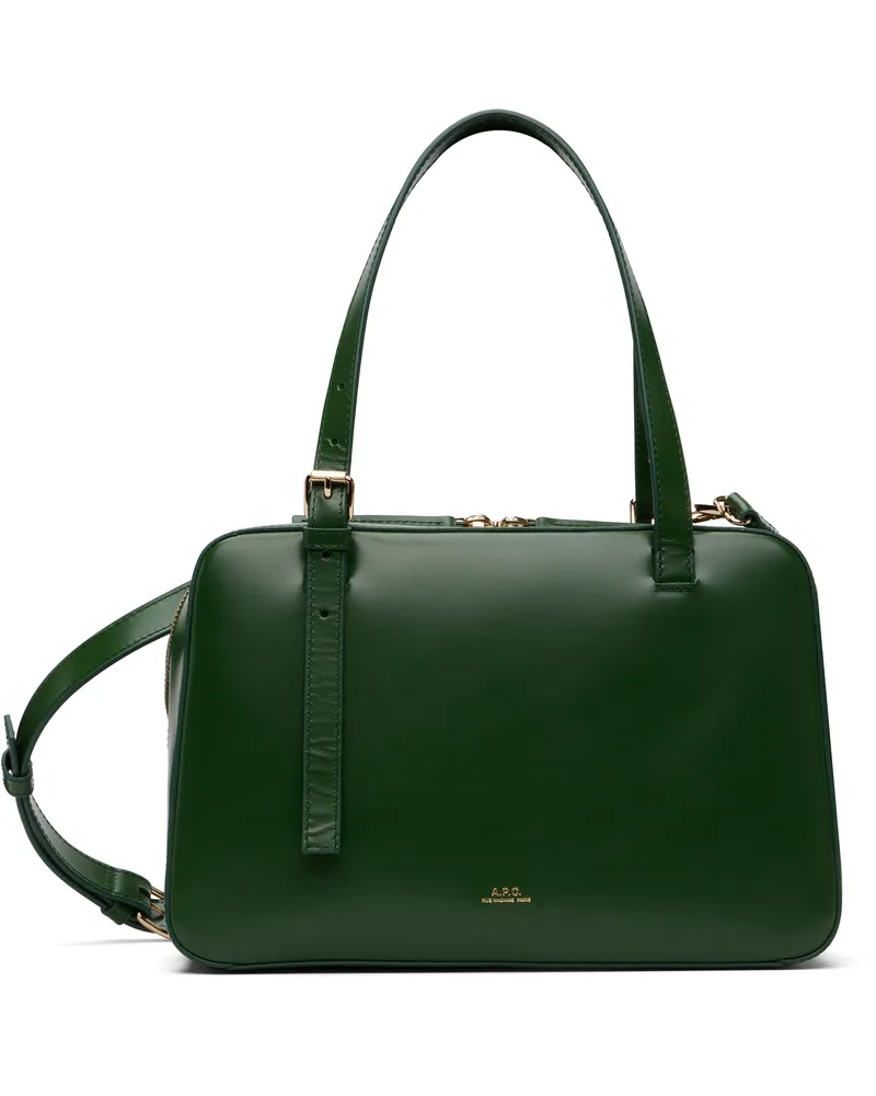 A.P.C. Green Virginie Box Bag Kal