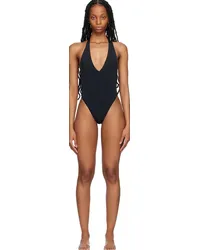 Louisa Ballou Black High Sea Swimsuit Black