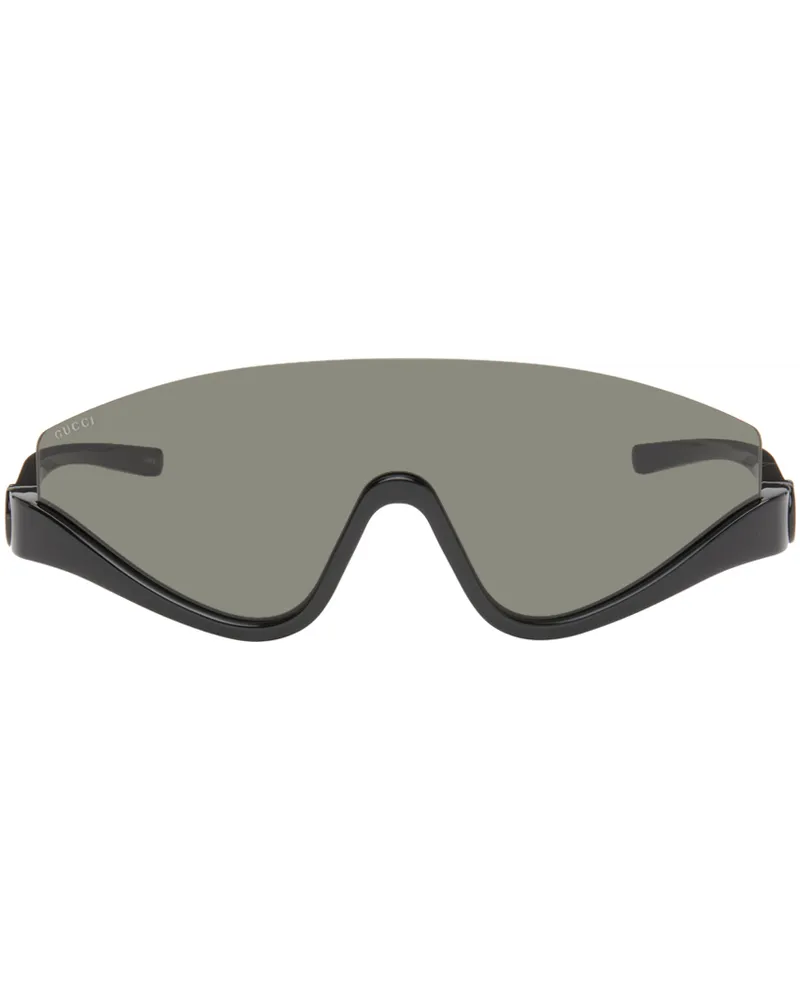 Gucci Black Mask Sunglasses Black-black-grey