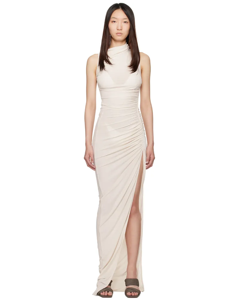 Rick Owens Lilies White Hollywood Svita Maxi Dress 28
