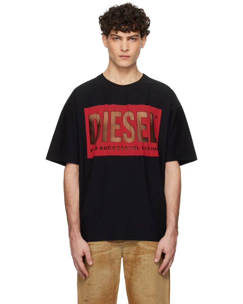 Diesel Black T-Boxt-S4 T-shirt 9xx
