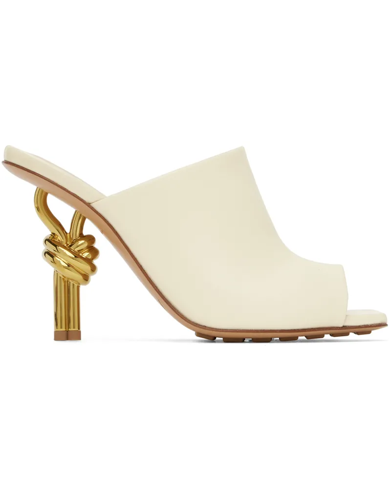 Bottega Veneta Off-White Knot Mules 9031