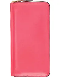 Comme des Garçons Pink Super Fluo Zip Wallet Pink