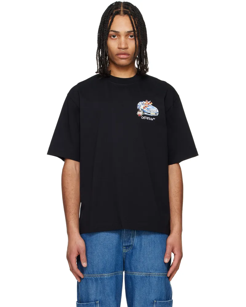 OFF-WHITE Black Fresco Arrow T-shirt Black