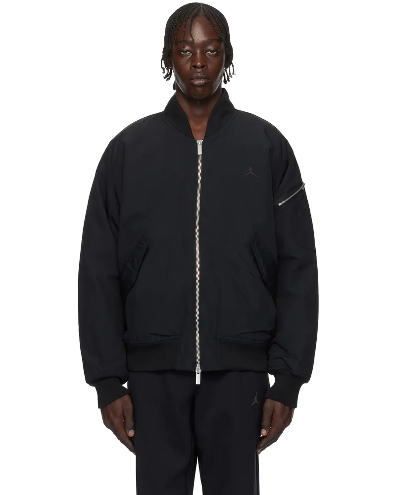 Nike Black Jordan Renegade Bomber Jacket Black