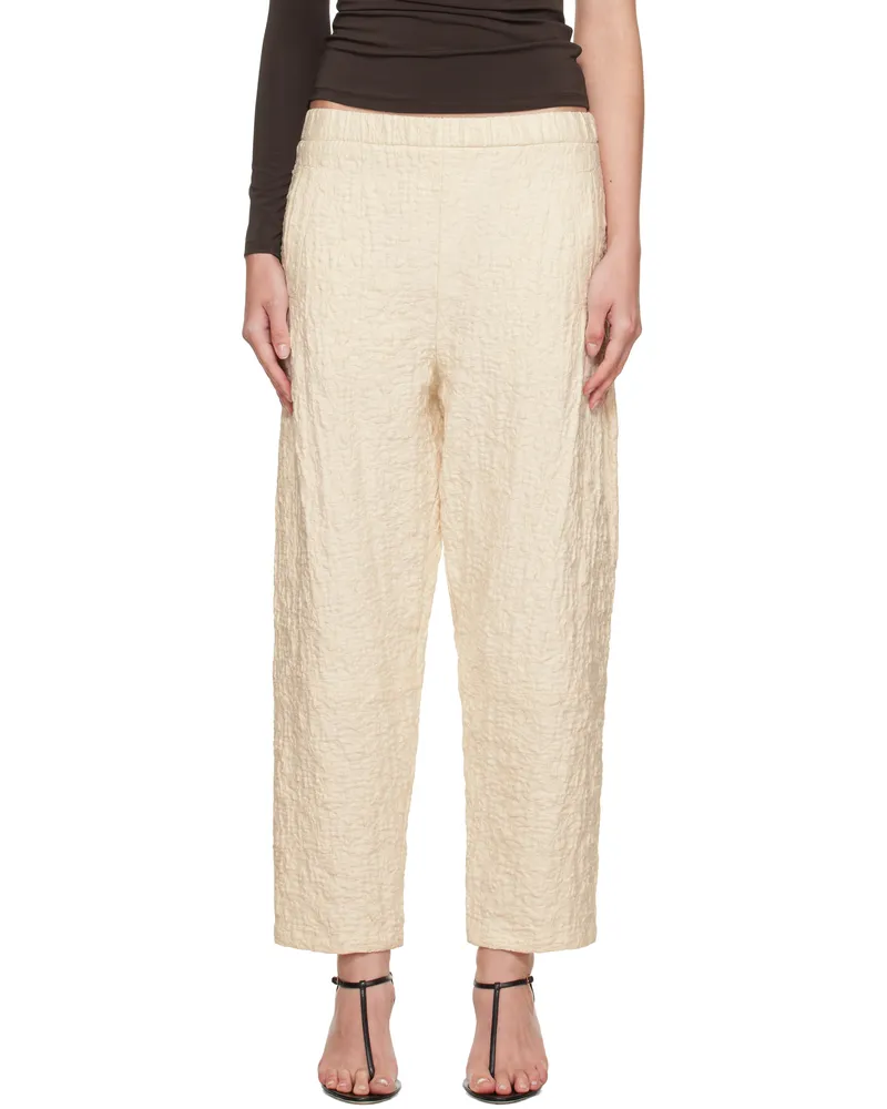 Max Mara Beige Alamo Trousers 001